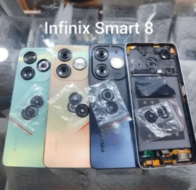 Picture of Back Shell / Back Panel / Battery Cover 100% Original Back Panel / Back Glass For INFINIX SMART 8 X6525