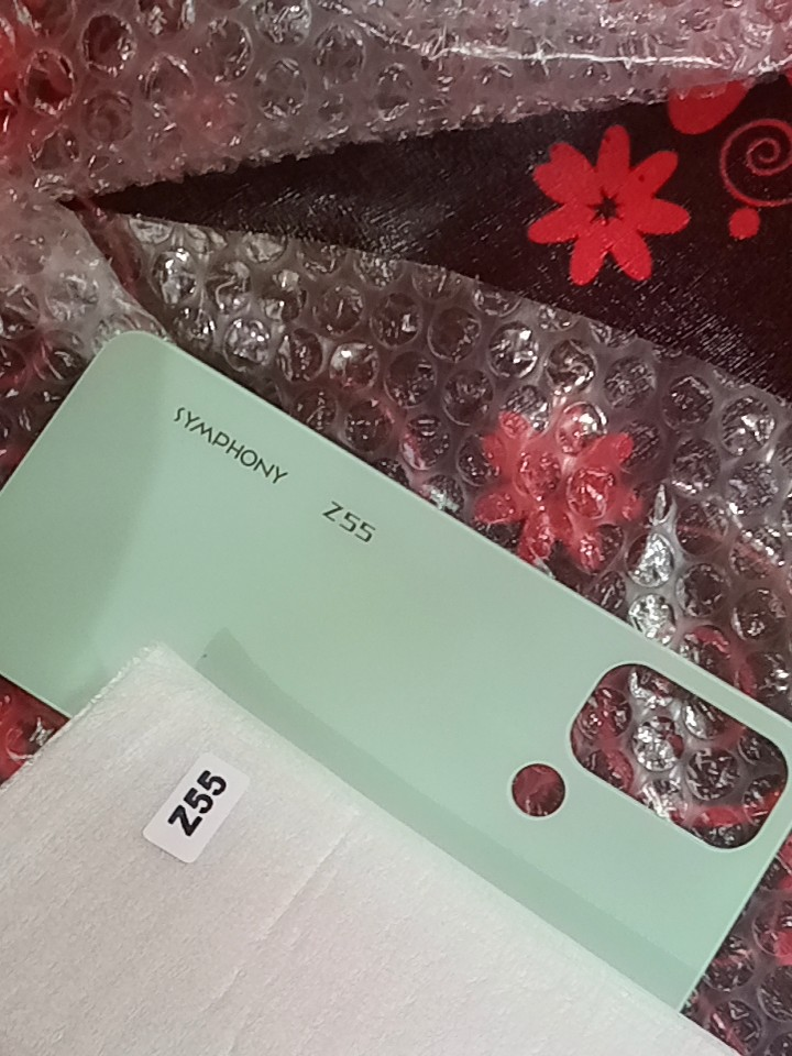 Picture of Replacement Backshell Glass Panel for Symphony Z55  100% Original Back Panel