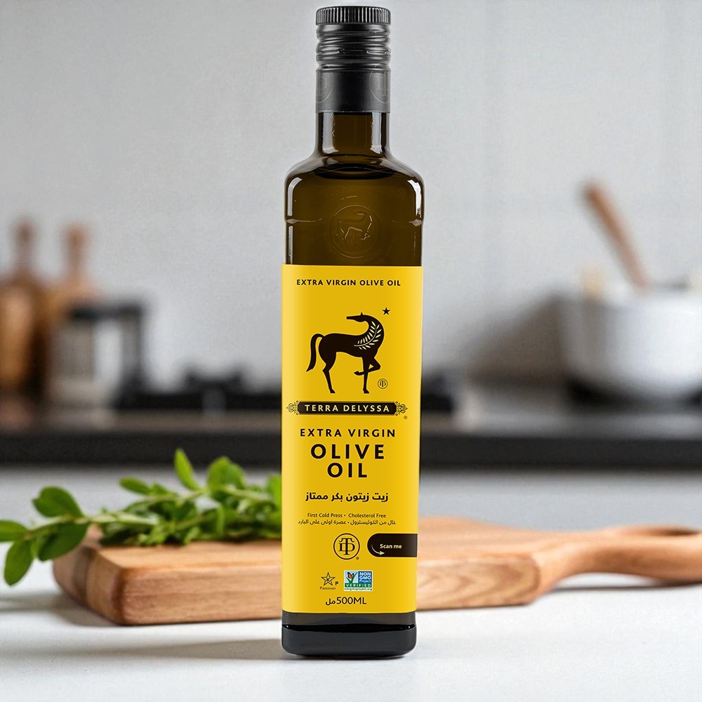Picture of Terra Delyssa Extra Virgin Olive Oil 500ml – First Cold Press, Imported from Tunisia