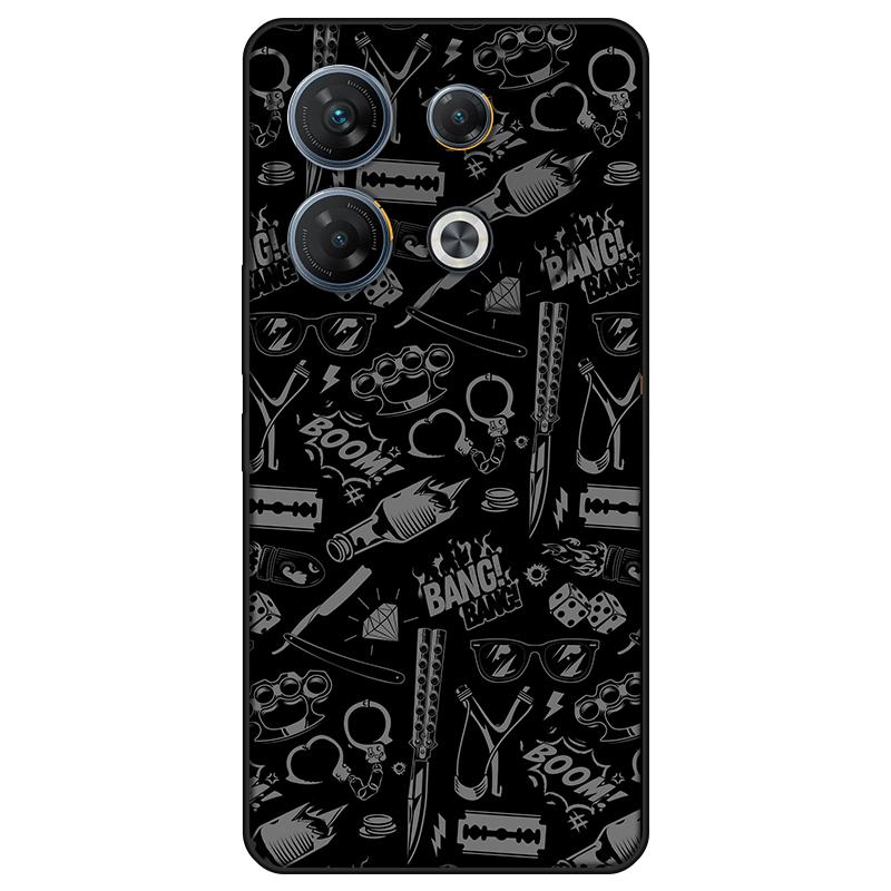 Picture of Back Casing Kesing Housing Backdoor Fullset + Beze  INFINIX GT 10 PRO X6739 100% orginal