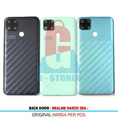 Picture of For Realme Narzo 30A Phone Battery Back Cover Backshell  Battery Rear Case Phone Battery Back Cover Backshell  Battery Rear Case - Phone Back Cover