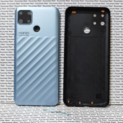 Picture of For Realme Narzo 30A Phone Battery Back Cover Backshell  Battery Rear Case Phone Battery Back Cover Backshell  Battery Rear Case - Phone Back Cover