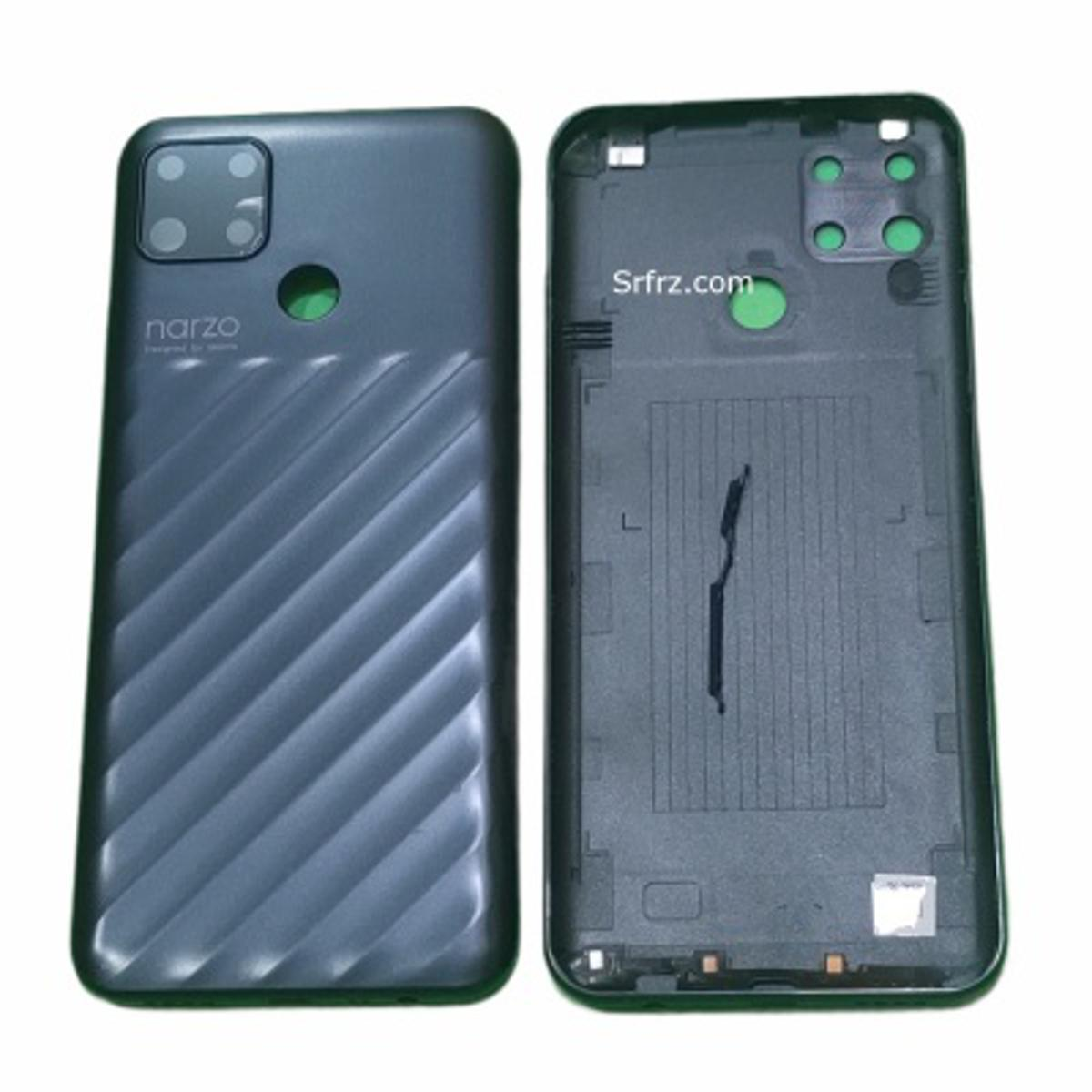 Picture of For Realme Narzo 30A Phone Battery Back Cover Backshell  Battery Rear Case Phone Battery Back Cover Backshell  Battery Rear Case - Phone Back Cover