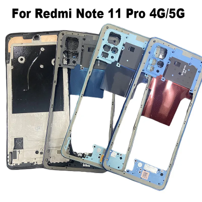 Picture of Replacement Backshell Panel + midel frame for Xiaomi Redmi Note 11 Pro 4g Battery Back Door Back panel