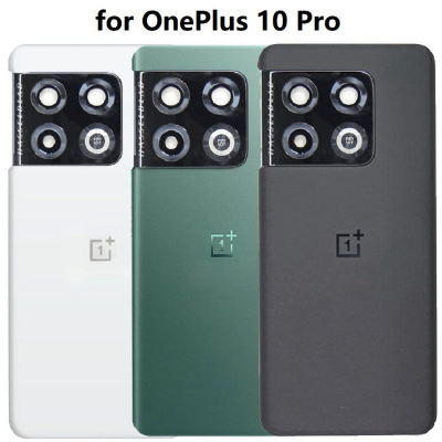 Picture of Original For OnePlus 10 Pro Battery Cover Door Back Housing Rear Case For OnePlus 10 Pro Battery Door Replacement Parts+Camera Lens