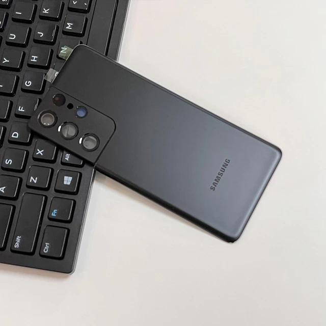 Picture of Backshell Battery Back Door Housing for Samsung Galaxy S21 Ultra Back Housing Door with Camera Glass Lens