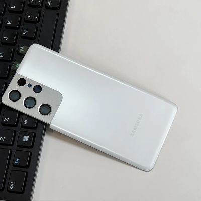 Picture of Backshell Battery Back Door Housing for Samsung Galaxy S21 Ultra Back Housing Door with Camera Glass Lens