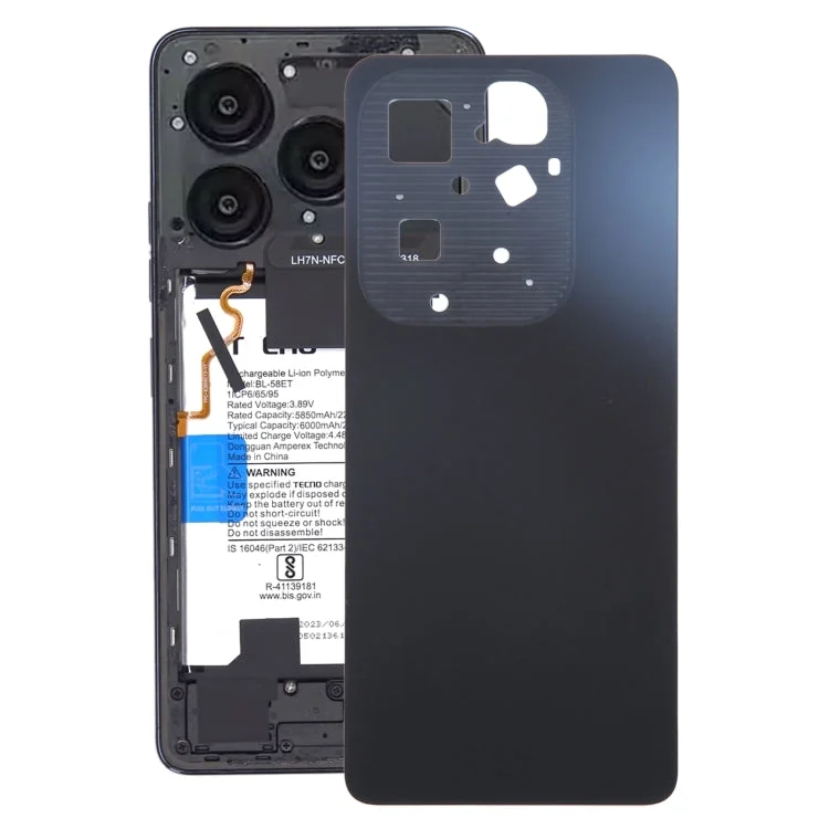 Picture of Infinix Hot 40i Back cesing/ Back shell/ back panel/Battry cover door/100% Orginal Replacement parts hot 40i