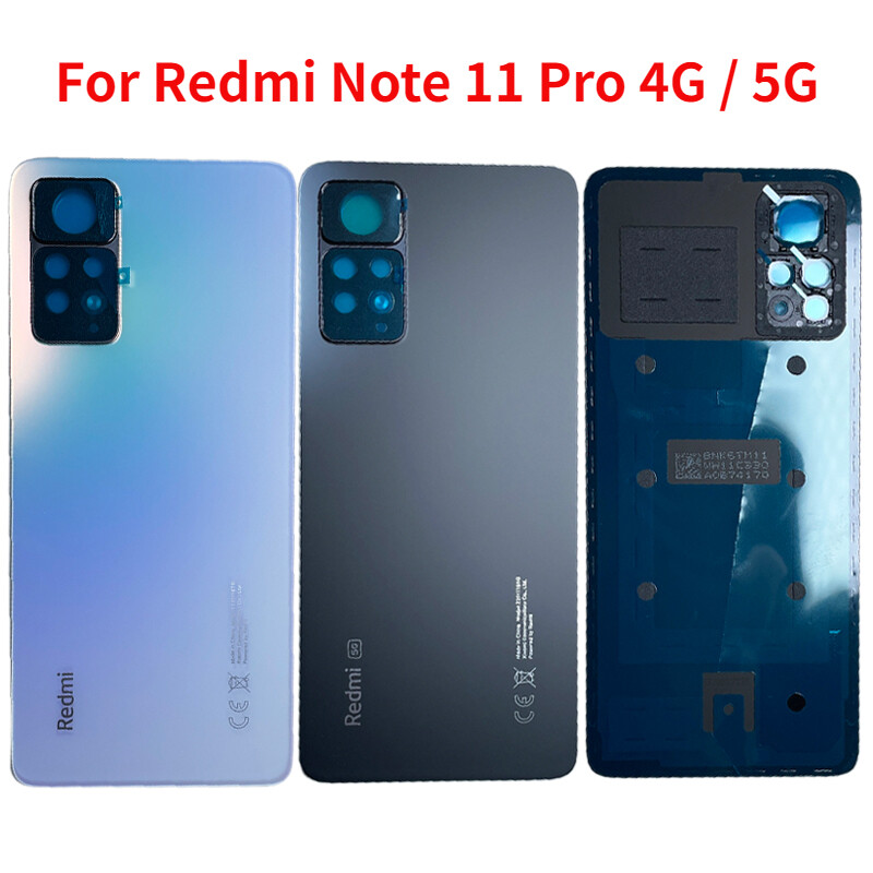 Picture of Redmi Note 11 Pro 5G Back Panel - Original Quality Battery Door / back set/ back casing (Black)