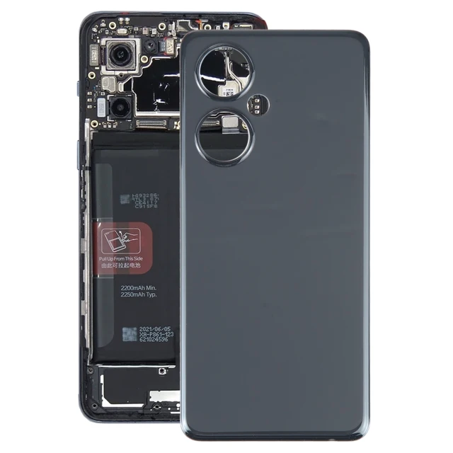 Picture of Replacement Backshel lBack Casing Kesing Housing Backdoor Fullset + Bezel  for Oneplus Nord CE 3 Lite 5G Battery Back Door Housing