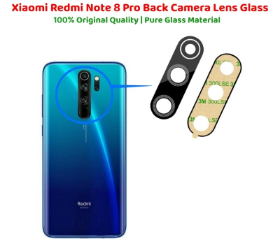 Picture of For Xiaomi Redmi Note 8 Pro camera main glass lens Rear Facing Camera Glass Lens Replacement