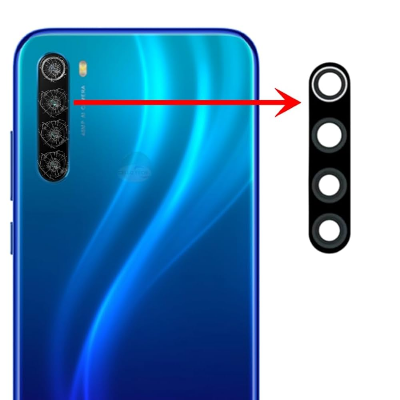 Picture of For Xiaomi Redmi Note 8 Pro camera main glass lens Rear Facing Camera Glass Lens Replacement