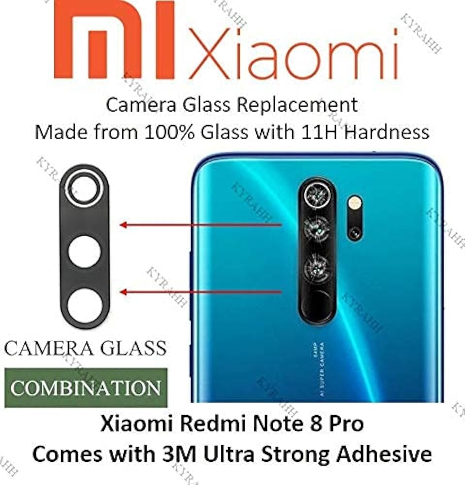 Picture of For Xiaomi Redmi Note 8 Pro camera main glass lens Rear Facing Camera Glass Lens Replacement
