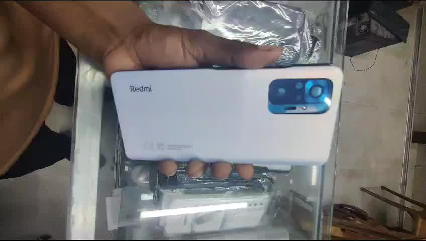 Picture of For Replacement Backshell Panel + midel frame for Xiaomi Redmi Note 10 Battery Back Door Back panel