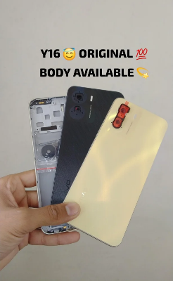 Picture of Vivo Y16 Back Glass Battery Cover Housing Case for r Vivo Y16 100% Original back cess