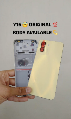 Picture of Vivo Y16 Back Glass Battery Cover Housing Case for r Vivo Y16 100% Original back cess