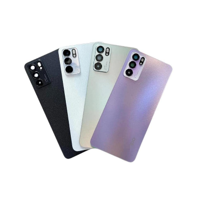 Picture of OPPO Reno 6 5G Replacement Backshell Glass Panel  Back Battery Cover Rear Door Housing Case with Camera lens Replacement Parts