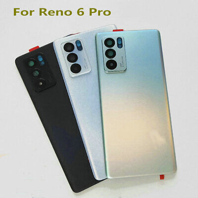 Picture of OPPO Reno 6 5G Replacement Backshell Glass Panel  Back Battery Cover Rear Door Housing Case with Camera lens Replacement Parts