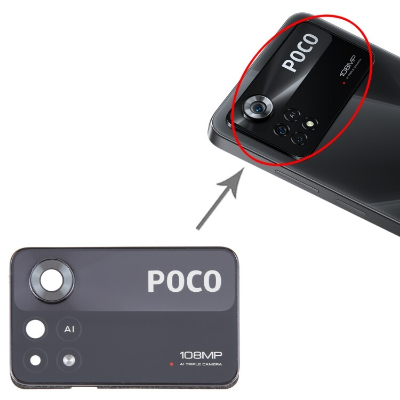 Picture of Rear Camera Lens Glass For Xiaomi Poco X4 Pro