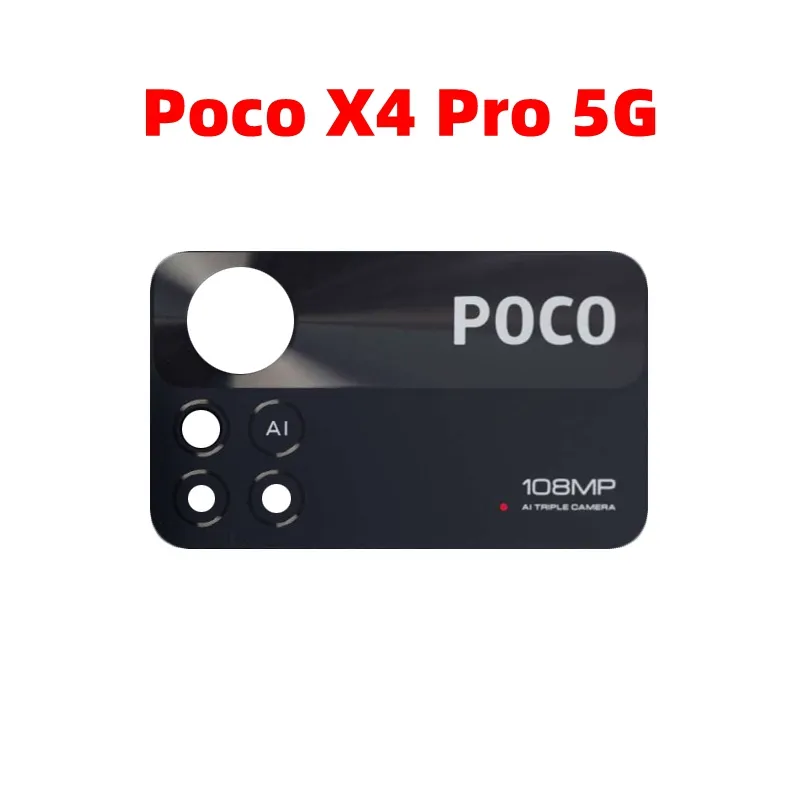 Picture of Rear Camera Lens Glass For Xiaomi Poco X4 Pro
