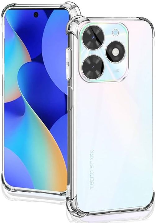 Picture of Tecno Pop 8 ALL Type of Back cover Silicone  Xundd  Pani cover Transparent cover Premium Hand Case