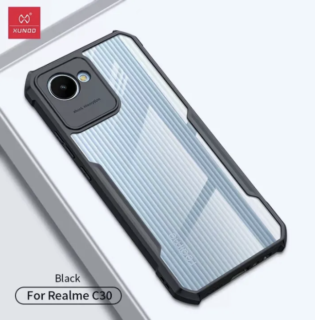 Picture of Realme C30 ALL Type of Back cover Silicone  Xundd  Pani cover Transparent cover Premium Hand Case