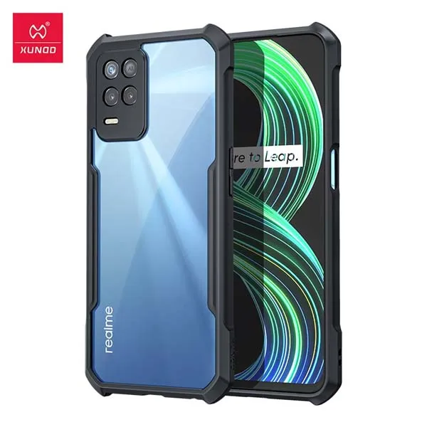 Picture of Xundd For Realme 8 5g / Realme 9 5g (Indian) / V13 5g Shockproof Anti-drop Shell TPU & PC Back Transparent Cover Bumper Phone Case