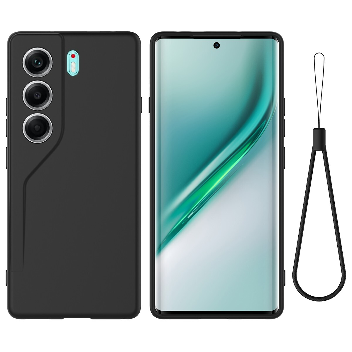 Picture of Realme C75 ALL Type of Back cover Silicone  Xundd  Pani cover Transparent cover Premium Hand Case lue Siicone