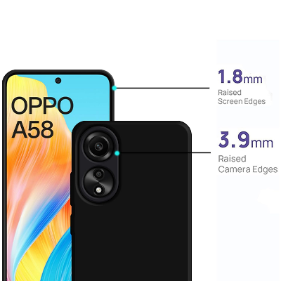 Picture of Oppo A58 5G ALL Type of Back cover Silicone  Xundd  Pani cover Transparent cover Premium Hand Case
