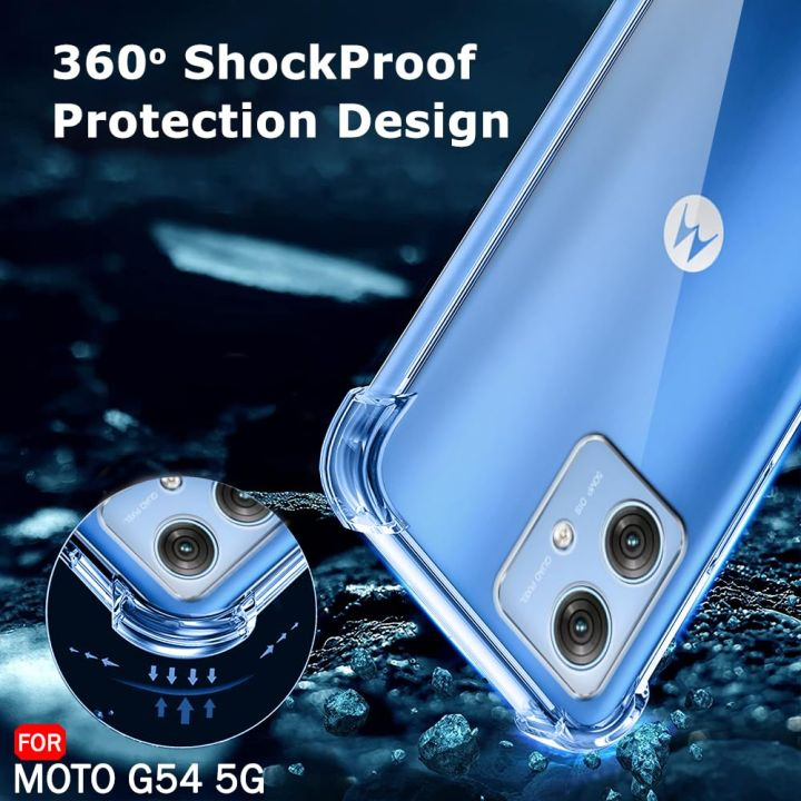 Picture of Back Cover for Motorola Moto G54 G84 5G Slim Fit TPU Protective Silicone Phone Cover Soft Case