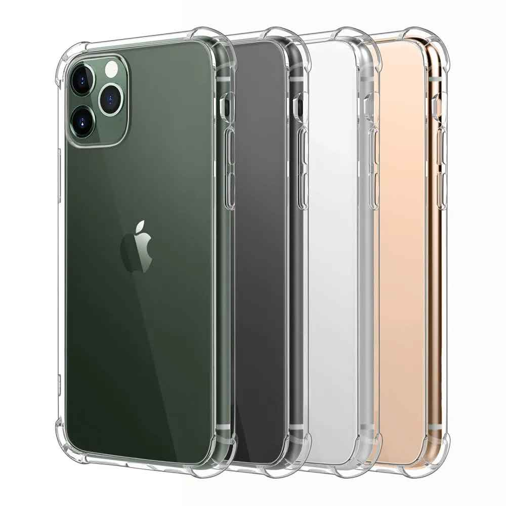 Picture of For Apple Iphone 11 Pro And 11 Pro Max Shockproof TPU Bumper Clear Soft Silicone Acrylic Mobile Phone Case [ Pani Cover ] Back Cover