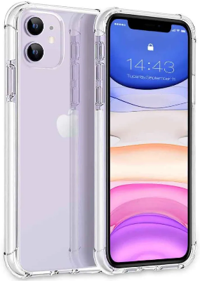 Picture of For Apple iphone 11 Transparent Clear Silicon Tup Back Cover Phone Cases Pani Cover Premioum qulaty