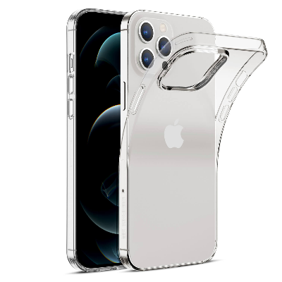 Picture of For Apple iphone 12  And 12 Pro / 12 Pro Max Case Crystal Clear Soft TPU Ultra-Thin Transparent Flexible Protective Mobile Phone Back Cover pani cover