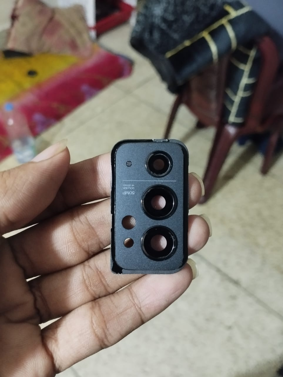 Picture of One Plus 9RT Camera glass Only Black Orijinal For One Plus 9RT