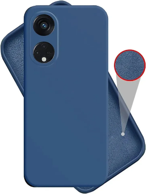 Picture of For OPPO Reno 8T 5G New Liquid Silicone Cover Mobile Phone Case All-inclusive Shockproof Back Cover