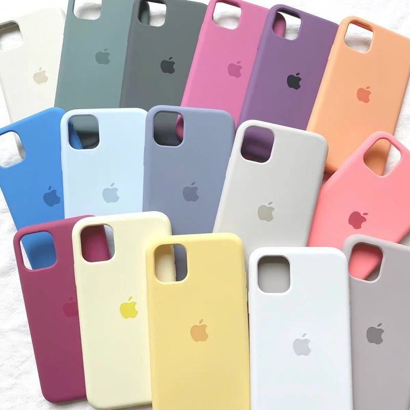 Picture of For  Silicone Phone Case For Apple iPhone 13 Pro Luxury Liquid Silicone Protection Back Cover