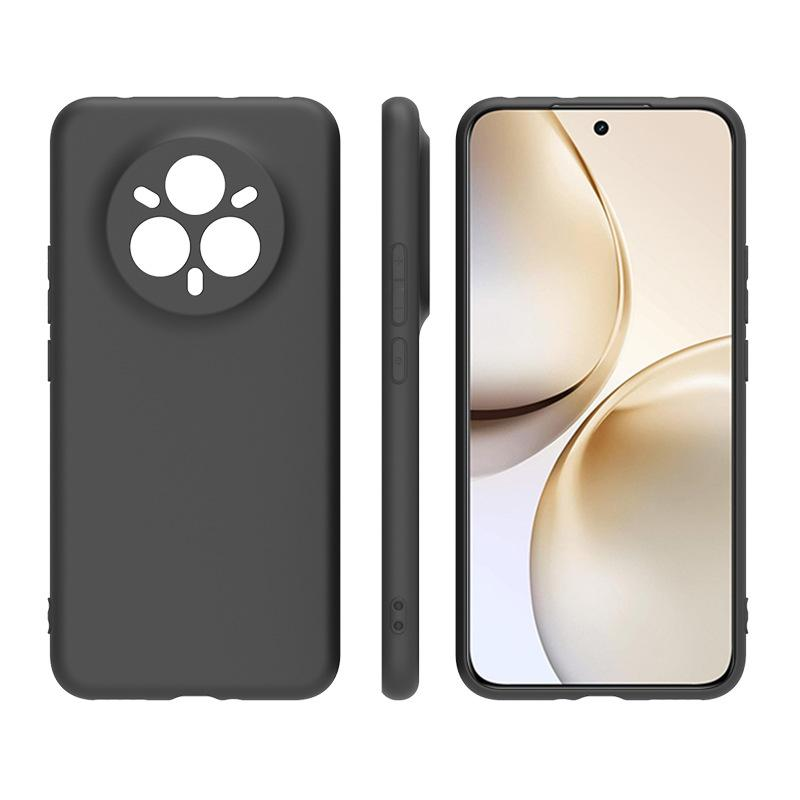 Picture of Realme 14 Pro And 14 Pro Plus back cover silicone Matte Soft Silicon Shock Proof Rubberised Back Cases Cover