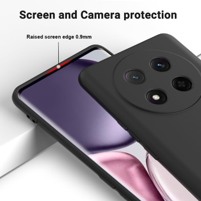 Picture of For Honor X9C Case Soft Silicone Liquid Lens Protection Slim For Honor X9C 5G Back cover Phone Cases Box Silicone