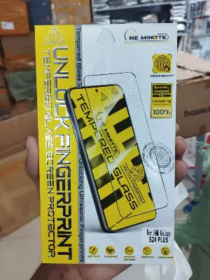 Picture of For Samsung Galaxy S24/ S24 Plus Tempered Glass Screen Protector Full Glue Silk Printing Screen Film