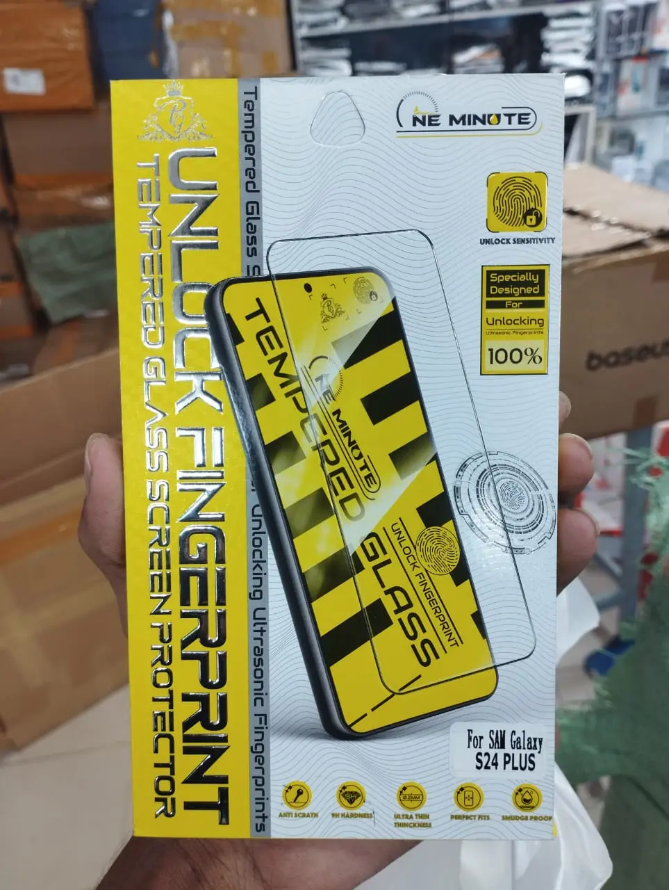 Picture of For Samsung Galaxy S24 Ultra/ S25  5G/ S25 Plus/S25 Ultra Tempered Glass Screen Protector Full Glue Silk Printing Screen Film