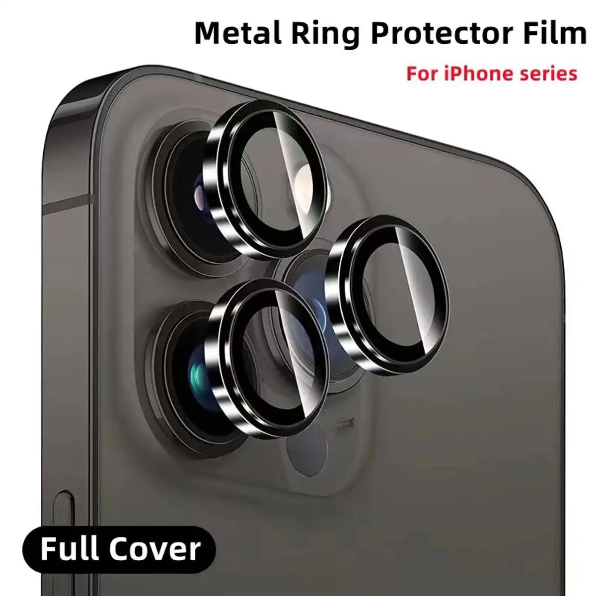 Picture of For Mobile Camera Protector glass Lens for Apple iPhone All Model and Pro Max Example Iphone 13/14/14 Pro/15 / 15 Pro / 15 Pro Max