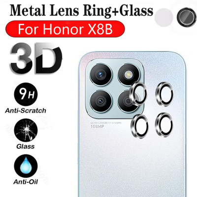 Picture of For Honor X8b Camera Lens Protector Aluminum Alloy Eagle Eye Head Mask Full Glue Protective Film