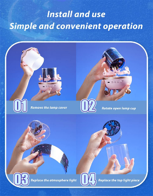 Picture of Bedroom Night Light Projector 360 Rotating For Star Kids