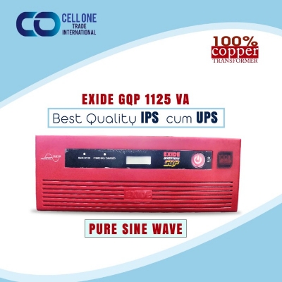 Picture of Exide GQP PURE SINE WAVE IPS UPS 1125 VA MACHINE FOR 12V BATTERY COPPER TRANSFORMER