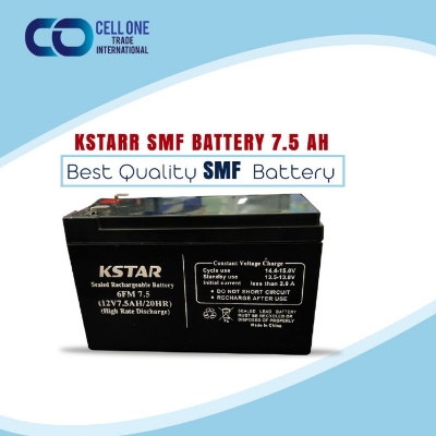 Picture of KSTAR 12V 7.5Ah Battery / Kstar UPS Battery 12V, 7.5AH / DC Current UPS Battery