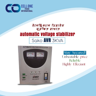 Picture of SAKO 3000 VA SERVO VOLTAGE STABILIZER