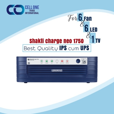 Picture of LUMINOUS IPS UPS 1500 VA 1260 WATT SHAKTI CHARGE 1750 12V MODEL HIGH CAPACITY 12V SINGLE BATTERY IPS UPS MACHINE
