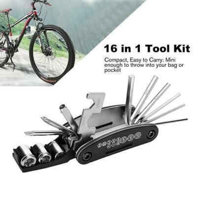 Picture of 16 in 1 Bike Pocket Repair Tools Set Bicycle Multifunctional Tool Kit