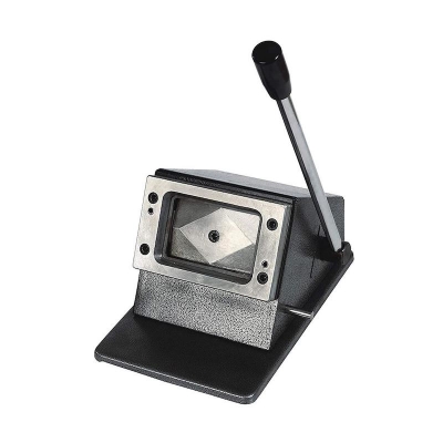 Picture of Heavy Duty PVC ID Card Die Cutter Full Metal Body Round Corner Photo ID Card and Die Cutter