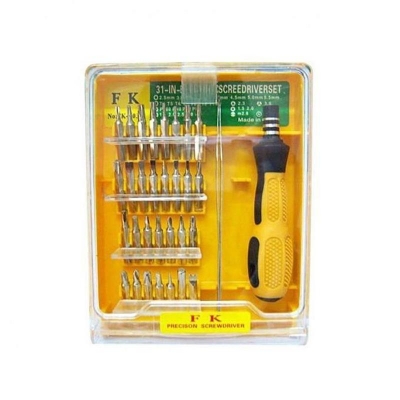 Picture of 31 in 1 Magnetic Multi Screwdriver Set Box– Yellow